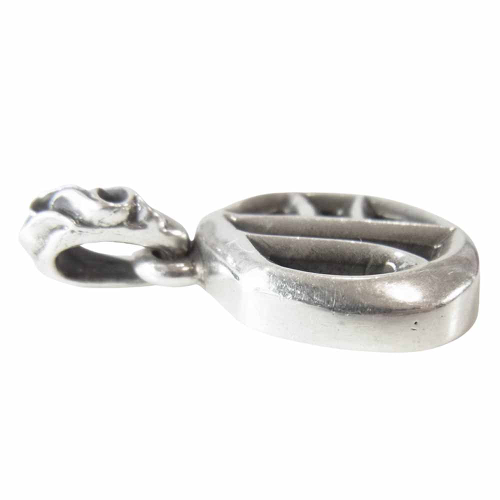 CHROME HEARTS クロムハーツ（原本無） スタック アルファベット イニシャル チャーム シルバー系【中古】