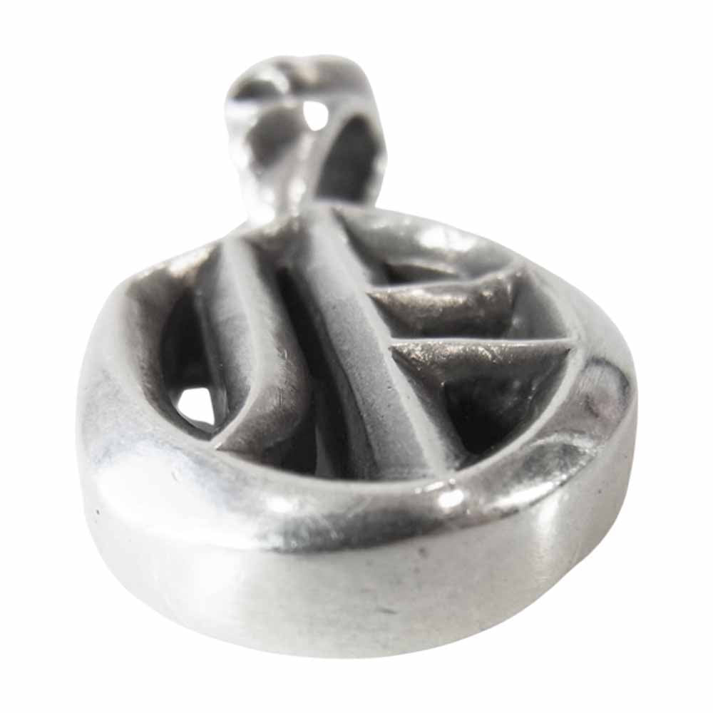 CHROME HEARTS クロムハーツ（原本無） スタック アルファベット イニシャル チャーム シルバー系【中古】