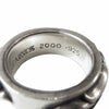 CHROME HEARTS クロムハーツ（原本無） ダブル ナロー ヴァイル バンド リング シルバー系 19【中古】