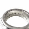 CHROME HEARTS クロムハーツ（原本無） ダブル ナロー ヴァイル バンド リング シルバー系 19【中古】