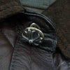 CHROME HEARTS クロムハーツ（原本無） 中綿 キルティング レザー ブルゾン ブラウン系 S【中古】