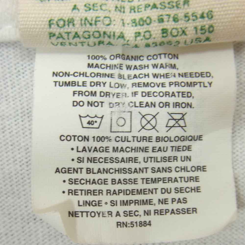 patagonia パタゴニア サイト開設記念 Tシャツ ホワイト系 S【中古】