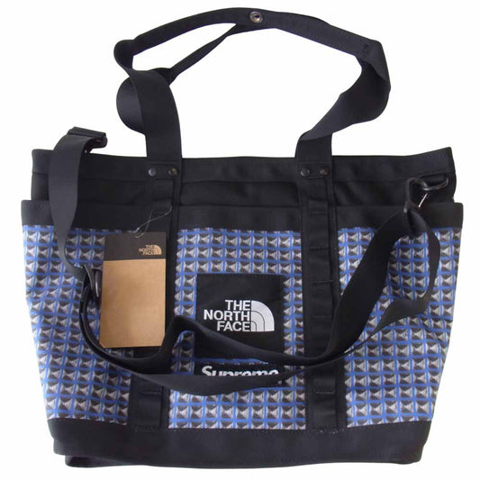 Supreme シュプリーム 21SS NM82125I × The North Face ノースフェイス Studded Explorer Utillity Tote ブラック系 17L【新古品】【未使用】【中古】