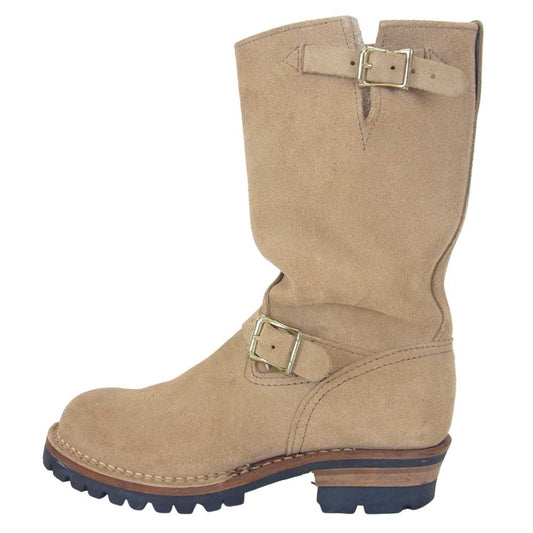 WESCO ウエスコ CUSTOM BOSS カスタム ボス スエード エンジニア ブーツ ライトブラウン系 8 1/2【美品】【中古】