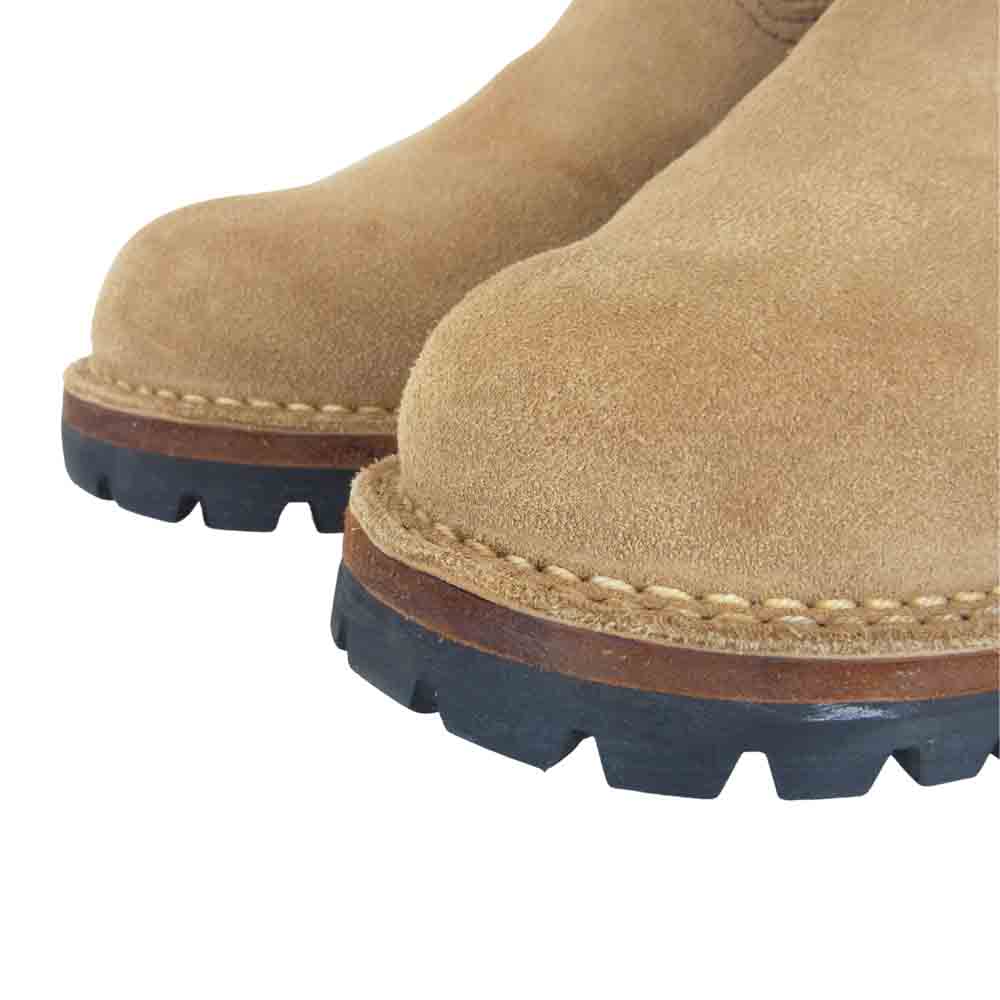 WESCO ウエスコ CUSTOM BOSS カスタム ボス スエード エンジニア ブーツ ライトブラウン系 8 1/2【美品】【中古】