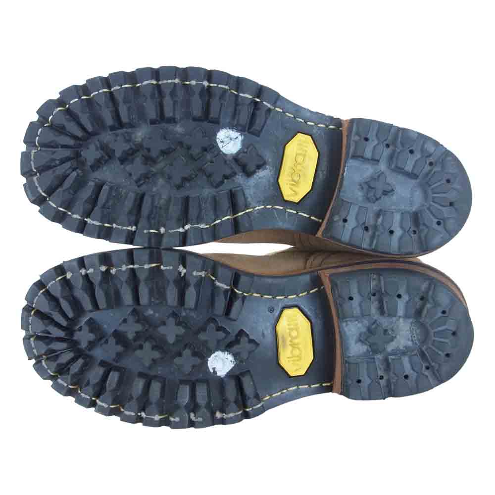 WESCO ウエスコ CUSTOM BOSS カスタム ボス スエード エンジニア ブーツ ライトブラウン系 8 1/2【美品】【中古】