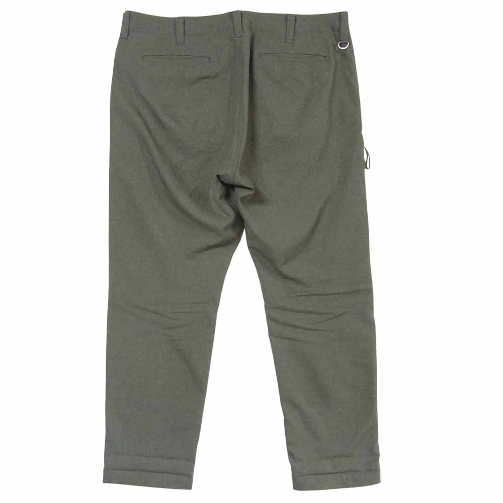 uniform experiment ユニフォームエクスペリメント 18SS UE-180012 TROPICAL SLIM-FIT SLACKS トロピカル スリムフィット スラックス パンツ グレー系 4【中古】