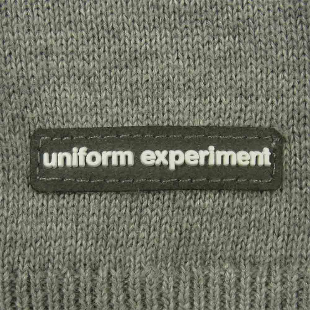 uniform experiment ユニフォームエクスペリメント 19SS UE-190077 COLOR CHART CREW NECK KNIT  カラーチャート クルーネック ニット グレー系 4【中古】