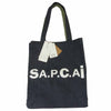 Sacai サカイ A.P.C. アーペーセー Holly デニム ナイロン リバーシブル トート バッグ インディゴブルー系 カーキ系【新古品】【未使用】【中古】
