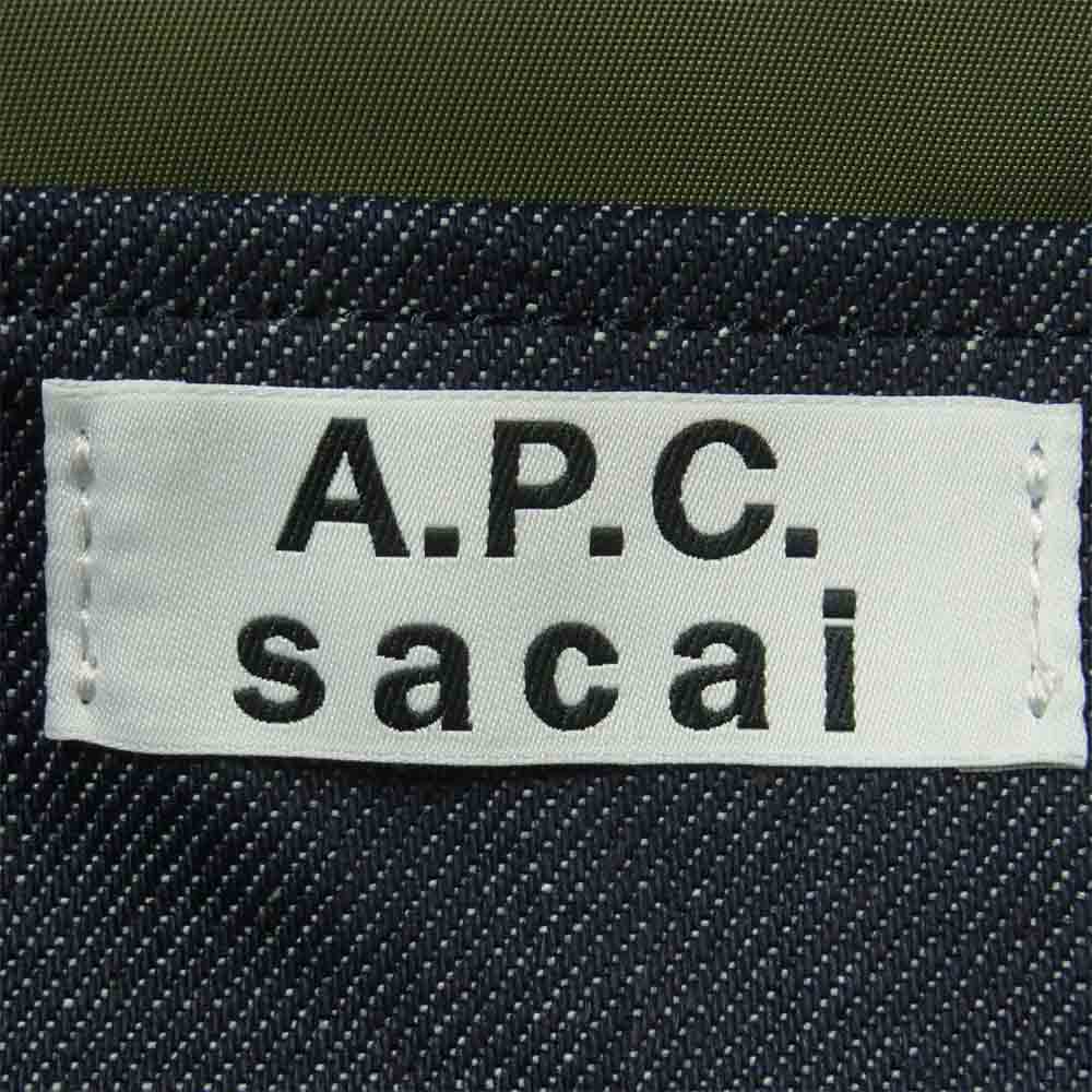 Sacai サカイ A.P.C. アーペーセー Holly デニム ナイロン