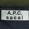 Sacai サカイ A.P.C. アーペーセー Holly デニム ナイロン リバーシブル トート バッグ インディゴブルー系 カーキ系【新古品】【未使用】【中古】