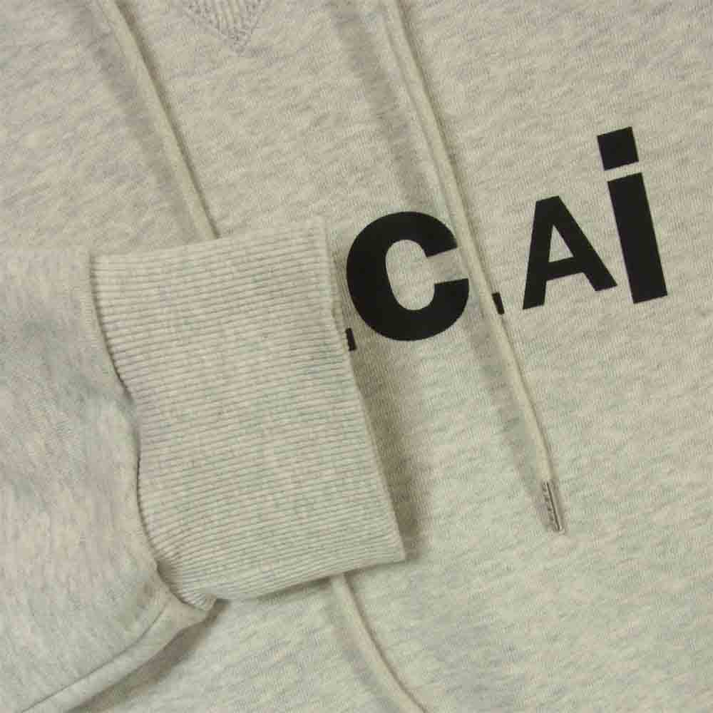 Sacai サカイ A.P.C. アーペーセー TAIYO プルオーパー パーカー コットン ポルトガル製 グレー系 XL【中古】