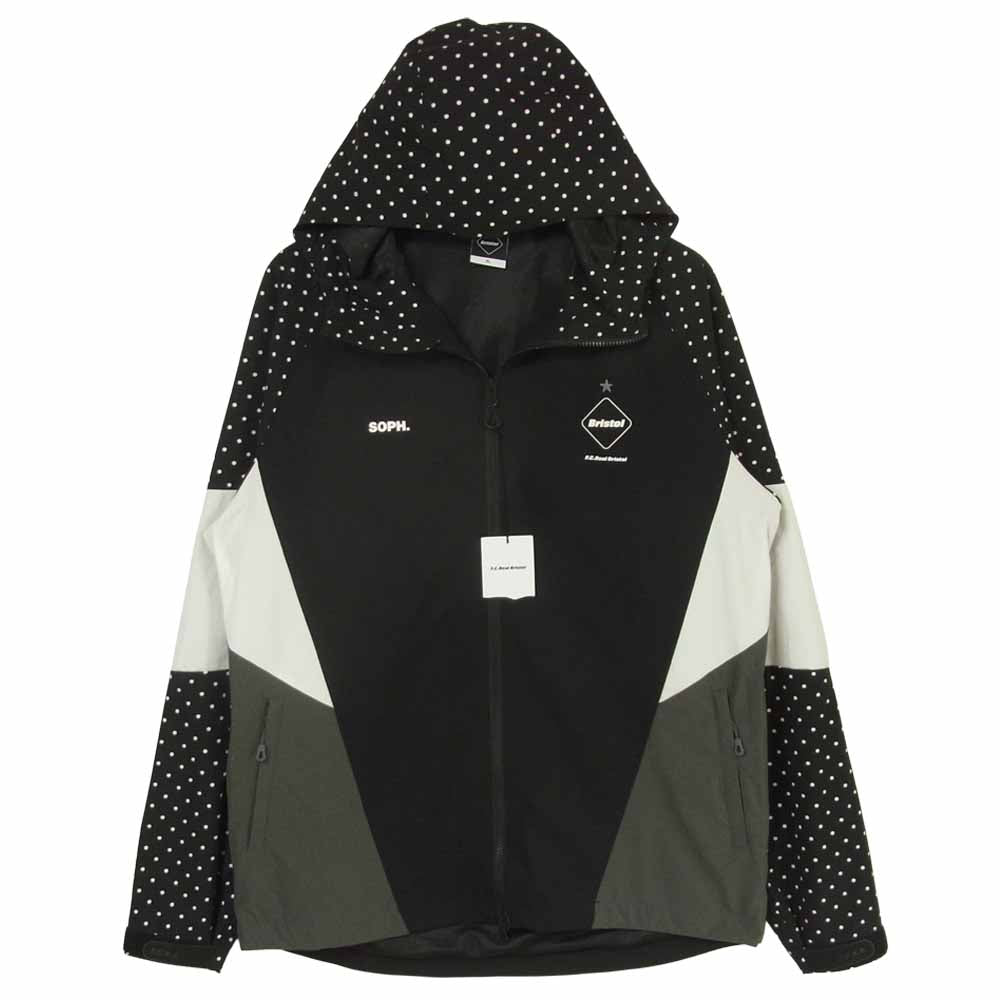 F.C.R.B. エフシーアールビー FCRB-210010 MULTI PATTERN JACKET マルチ パターン ジャケット パーカー ブラック系 XL【美品】【中古】
