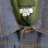 Sacai サカイ × A.P.C. アーペーセー Eimi MA-1 デニムジャケット インディゴブルー系 L【美品】【中古】