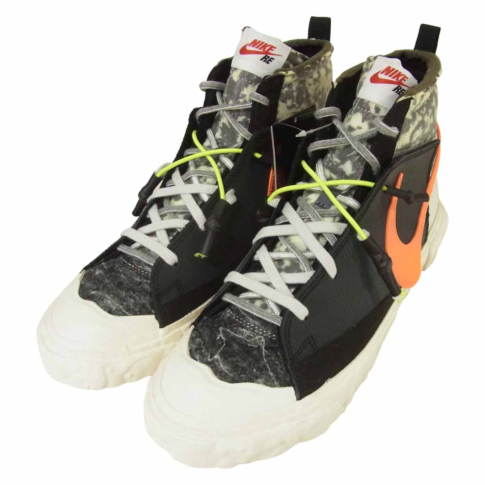 NIKE ナイキ CZ3589-001 レディメイド READYMADE BLAZER MID ブレーザー ミッド スニーカー ブラック系 26.5cm【極上美品】【中古】