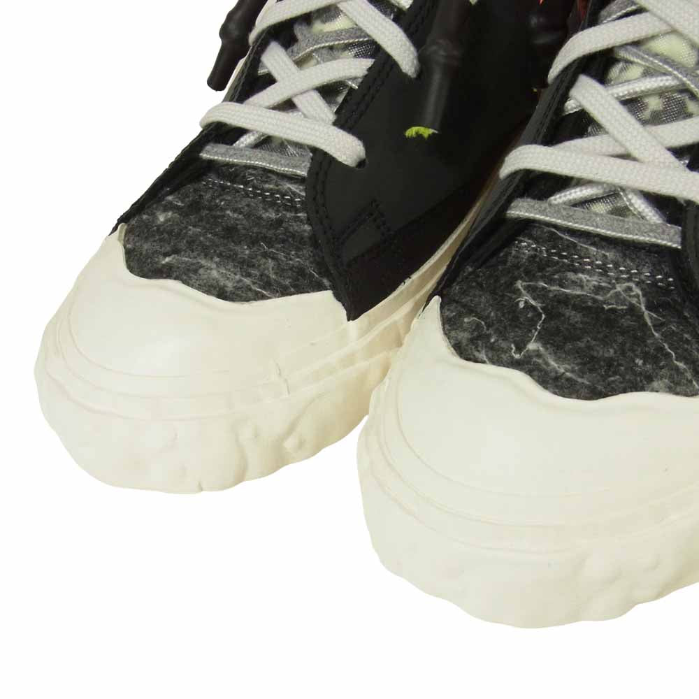 NIKE ナイキ CZ3589-001 レディメイド READYMADE BLAZER MID ブレーザー ミッド スニーカー ブラック系 26.5cm【極上美品】【中古】