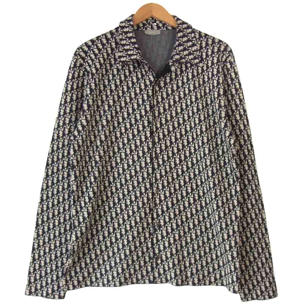 ディオール 20SS 023M550AT099 Oblique Overshirt オブリーク オーバー シャツ マルチカラー系 XL【美品】【中古】