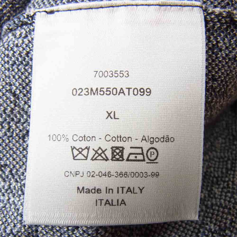 ディオール 20SS 023M550AT099 Oblique Overshirt オブリーク オーバー シャツ マルチカラー系 XL【美品】【中古】