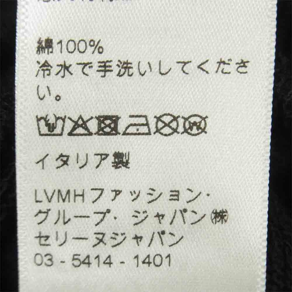 CELINE セリーヌ 21SS 2Y321052H ルーズ スウェット シャツ ロゴ プリント プルオーバー パーカー ブラック系 L【美品】【中古】