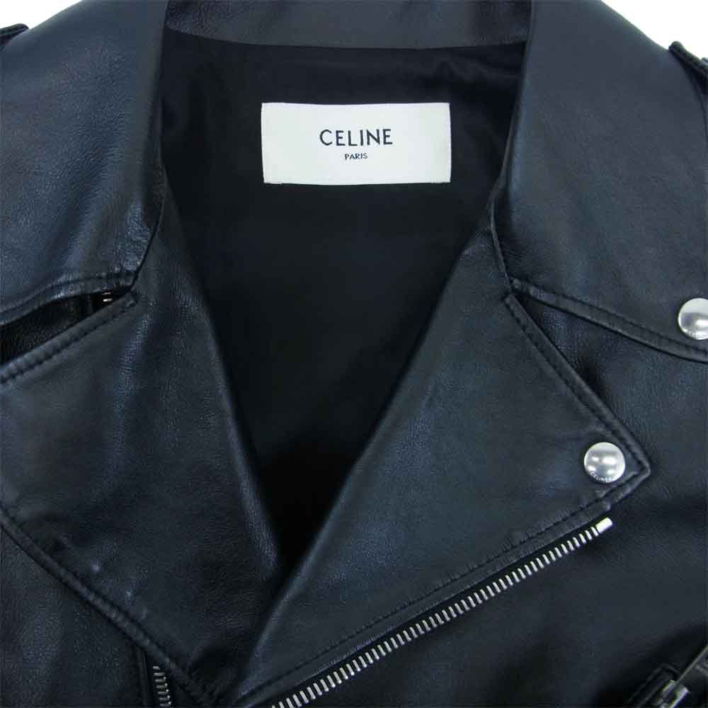 CELINE セリーヌ ライダース 52(XL位) 黒