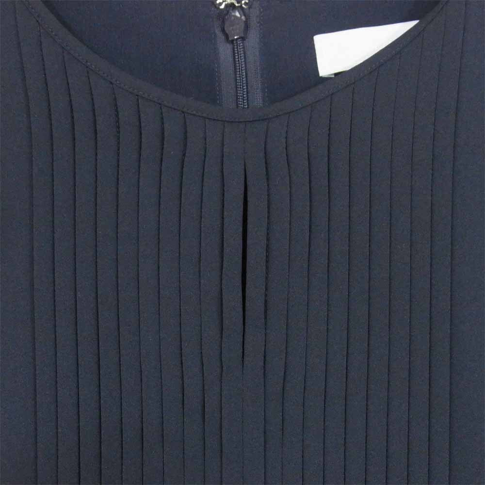 セルフォード 19SS CWF0194037 ピンタック プリーツ ワンピース ダークネイビー系 38【中古】