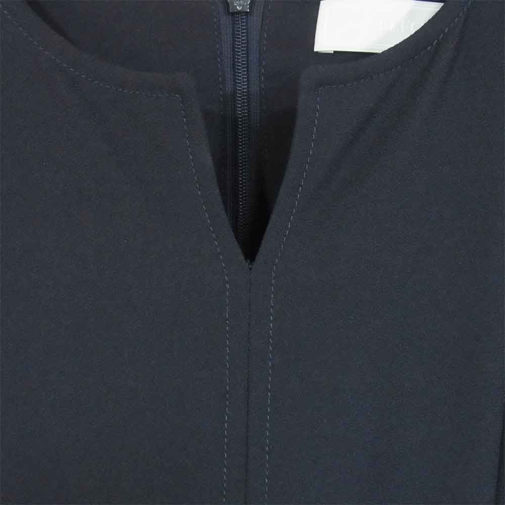 セルフォード 19AW キーネック タックフレア ベルト ワンピース ダークネイビー系 38【中古】