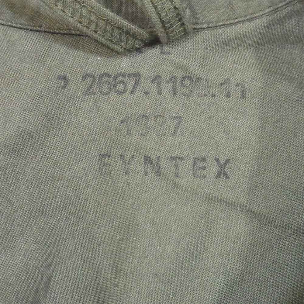 Dutch rain capes poncho オランダ軍 レインケープ ミリタリー ポンチョ ケープ カーキ系 表記無【中古】