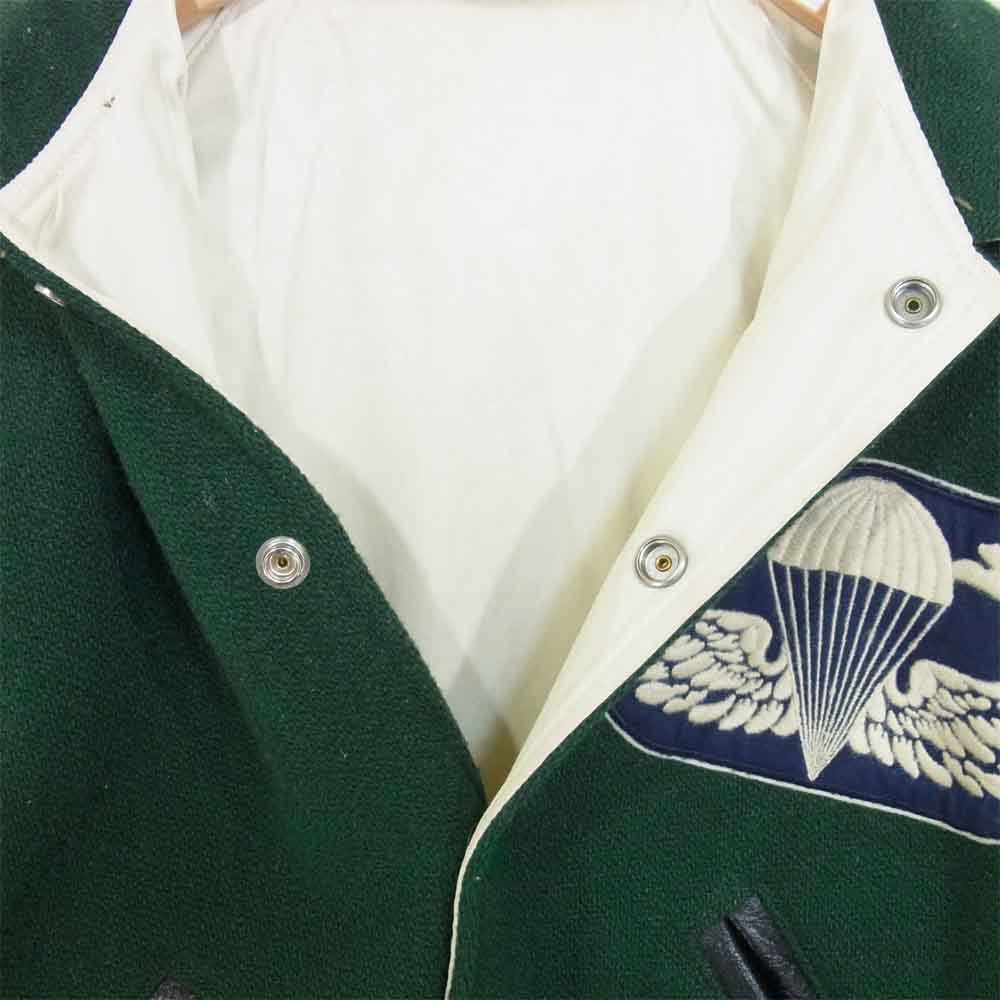 ボディース WAREHOUSE ウェアハウス スタジャン PARATROOPER SCREAMING EAGLES グリーン系 36【中古】