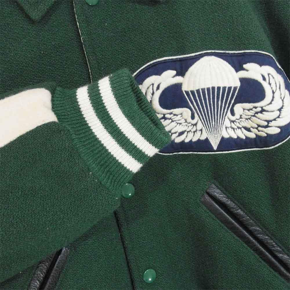ボディース WAREHOUSE ウェアハウス スタジャン PARATROOPER SCREAMING EAGLES グリーン系 36【中古】