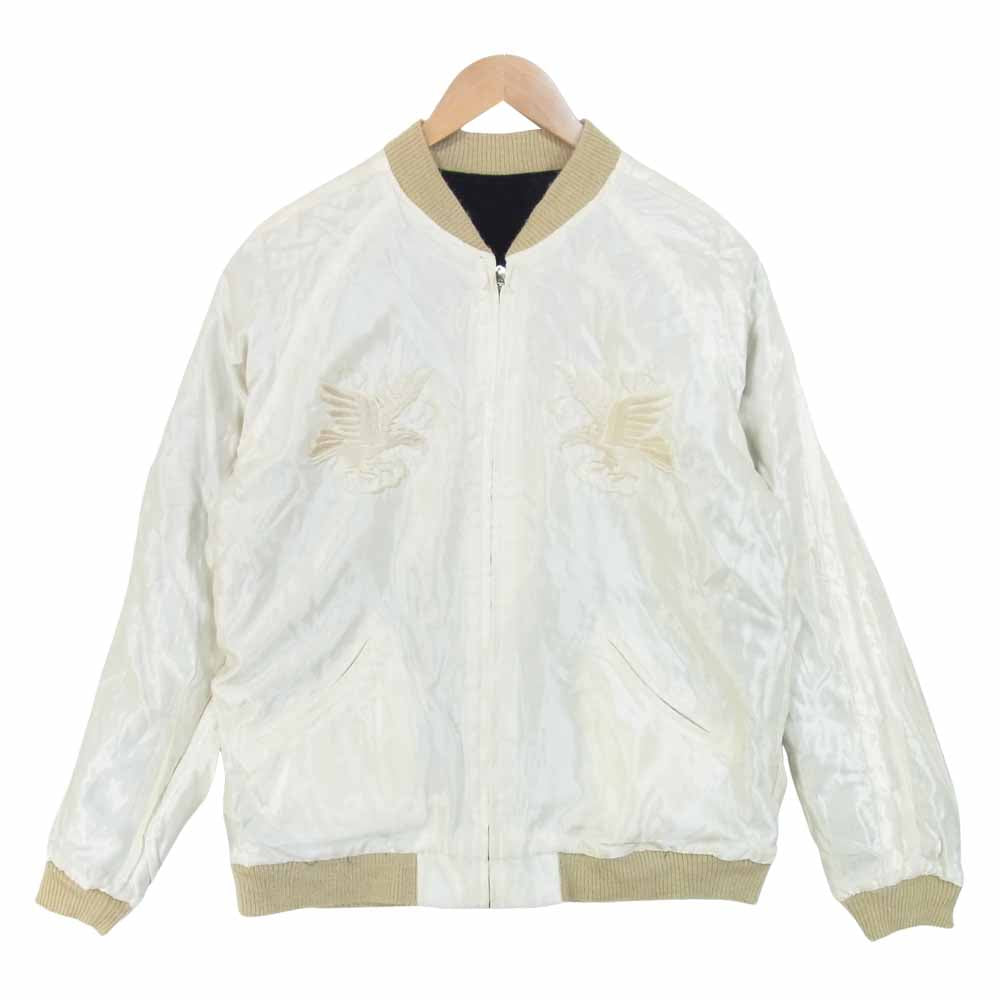 ゴールド 東洋エンタープライズ 16AW 別珍 × サテン リバーシブル スカジャン ブラック系 M【中古】
