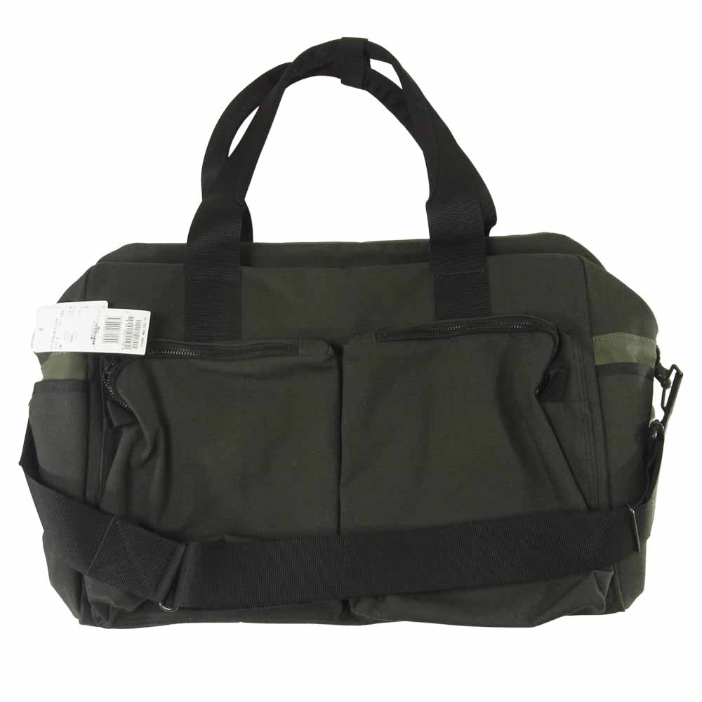 MARGARET HOWELL マーガレットハウエル 579-9171005 PVC LIGHT COTTON CANVAS ライト コットン キャンバス ショルダー ボストン バッグ グレー系【新古品】【未使用】【中古】