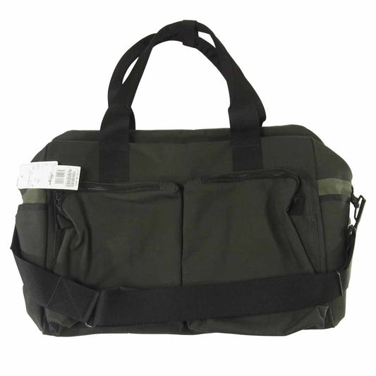 MARGARET HOWELL マーガレットハウエル 579-9171005 PVC LIGHT COTTON CANVAS ライト コットン キャンバス ショルダー ボストン バッグ グレー系【新古品】【未使用】【中古】