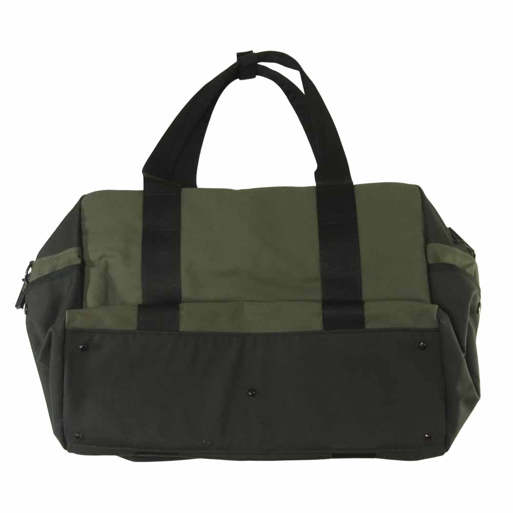 MARGARET HOWELL マーガレットハウエル 579-9171005 PVC LIGHT COTTON CANVAS ライト コットン キャンバス ショルダー ボストン バッグ グレー系【新古品】【未使用】【中古】