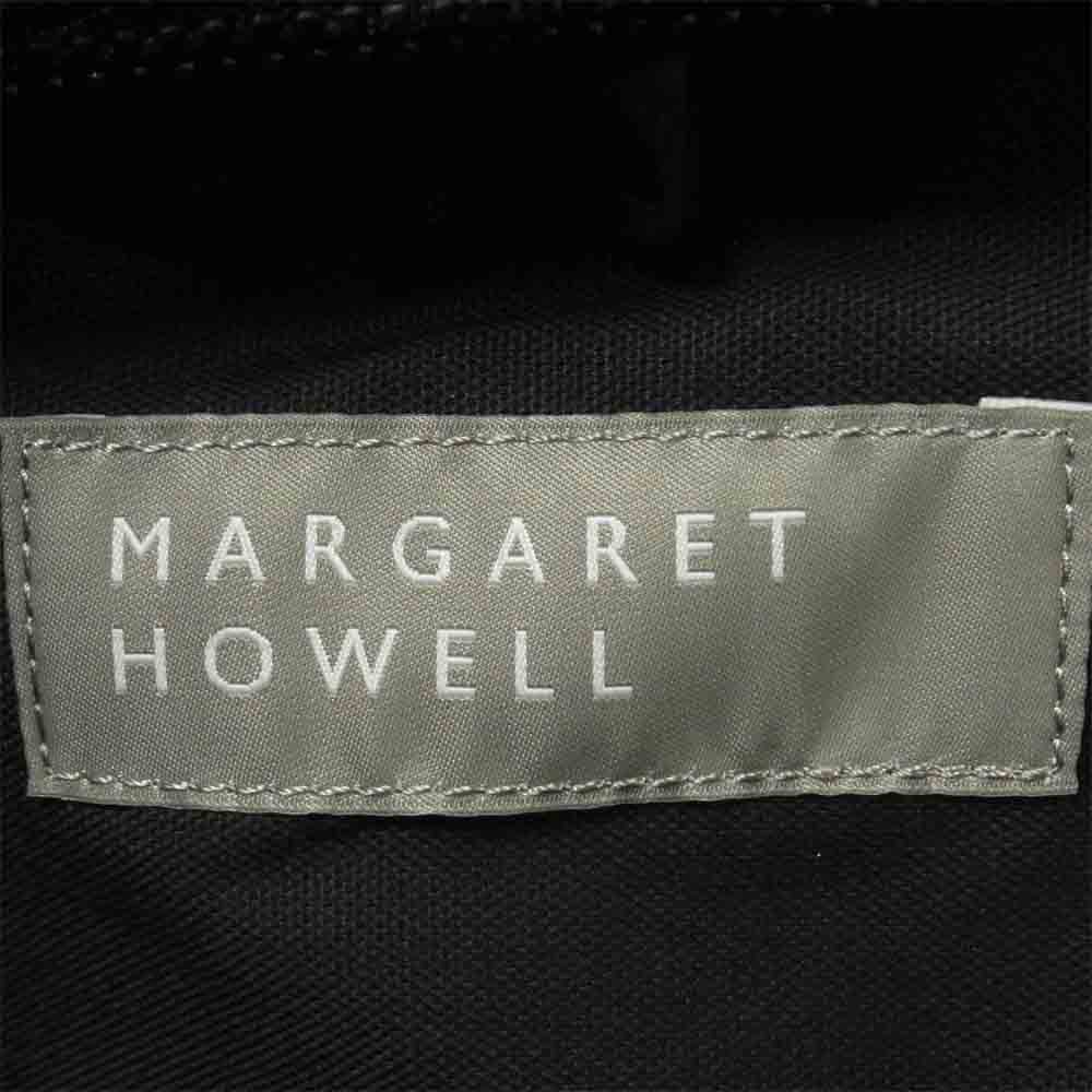 MARGARET HOWELL マーガレットハウエル 579-9171005 PVC LIGHT COTTON CANVAS ライト コットン キャンバス ショルダー ボストン バッグ グレー系【新古品】【未使用】【中古】
