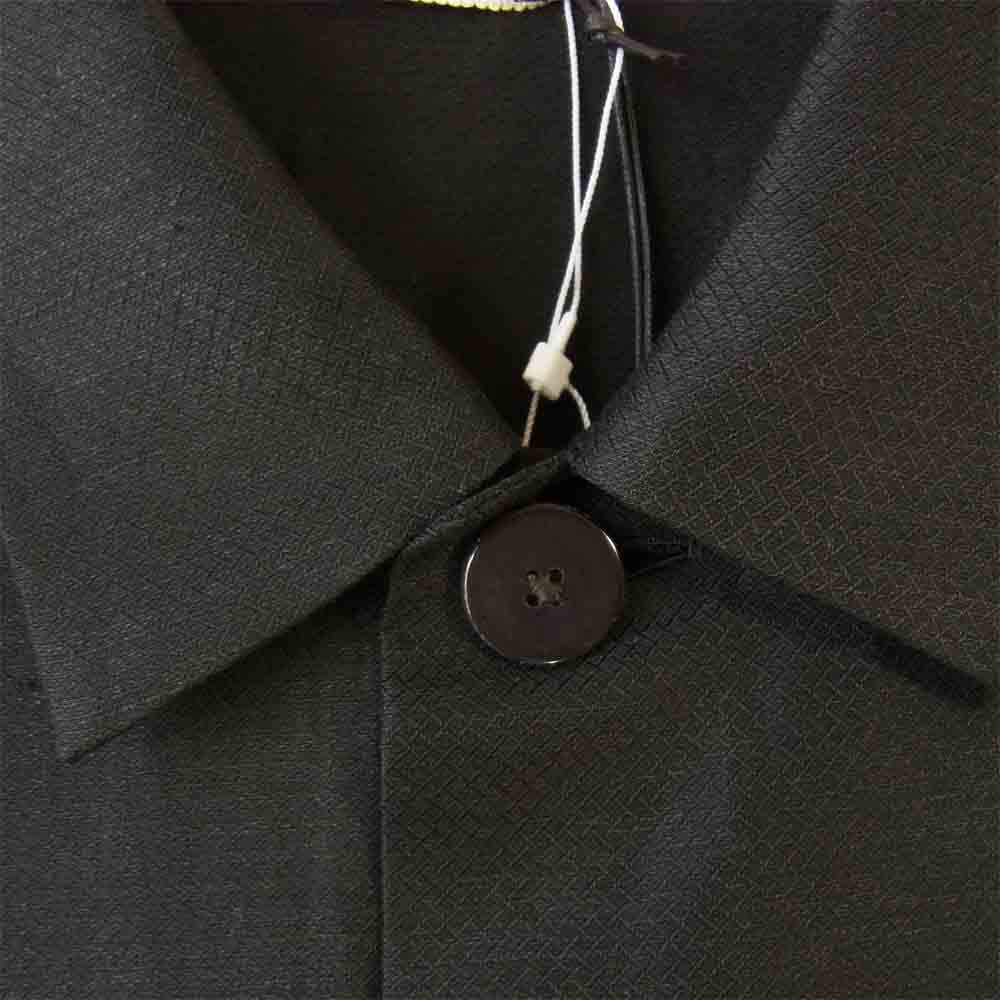 AURALEE オーラリー A21SS01SD SILK LINEN DOBBY SHIRTS JACKET シルク リネン ドビー シャツ ジャケット ブラック系【新古品】【未使用】【中古】