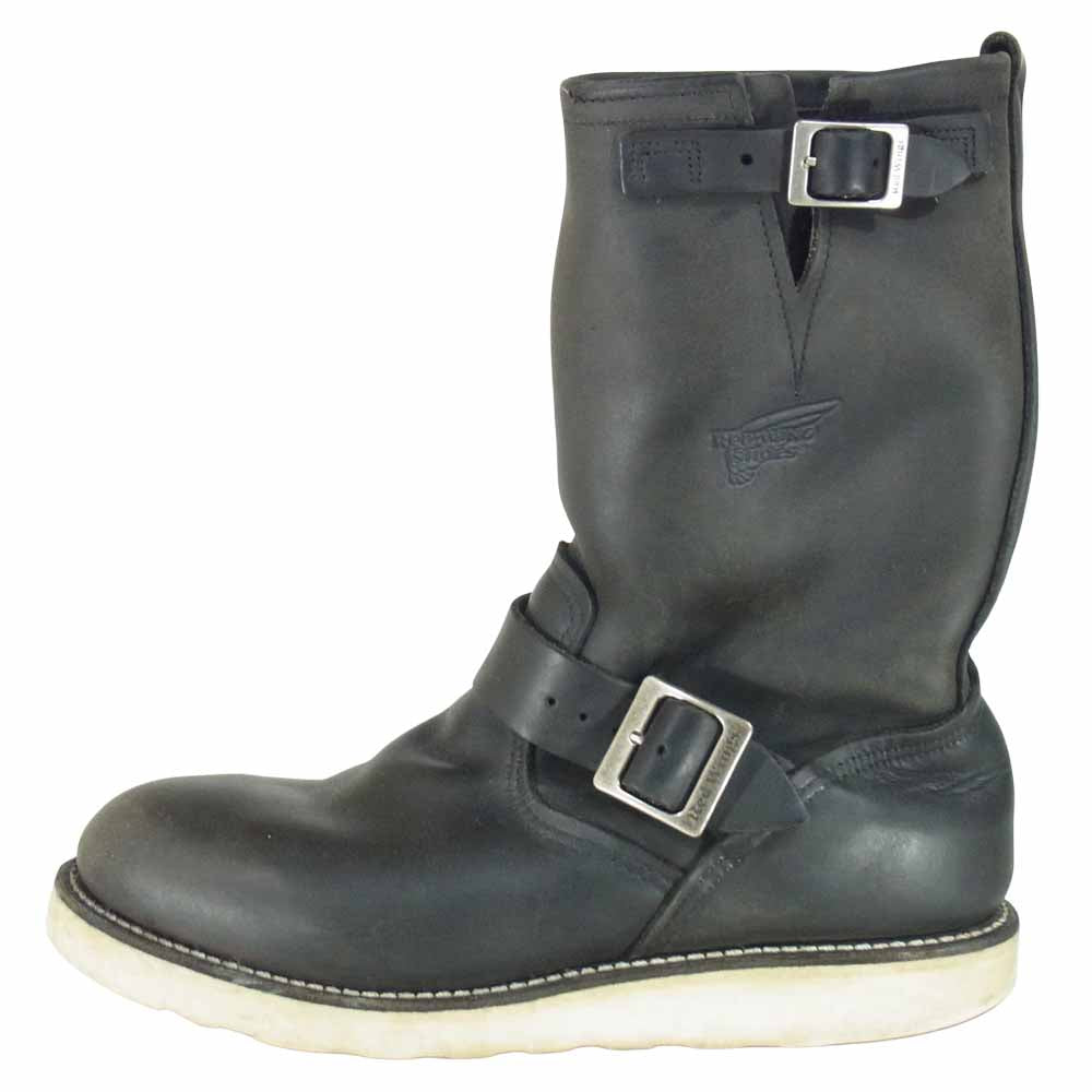 RED WING レッドウィング 2974 スチール無し エンジニア ブーツ UK6.5 ブラック系 US7.5D【中古】