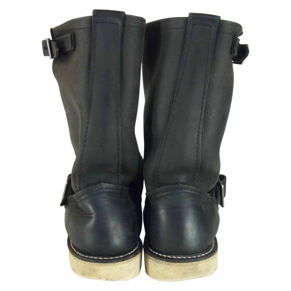 RED WING レッドウィング 2974 スチール無し エンジニア ブーツ UK6.5 ブラック系 US7.5D【中古】