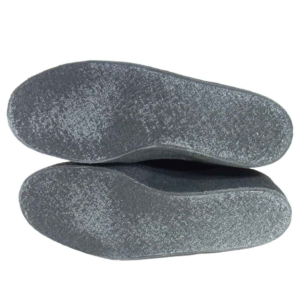 ウノピゥウノウグァーレトレ ムートン ブーツ イギリス製 ブラック系 8【美品】【中古】