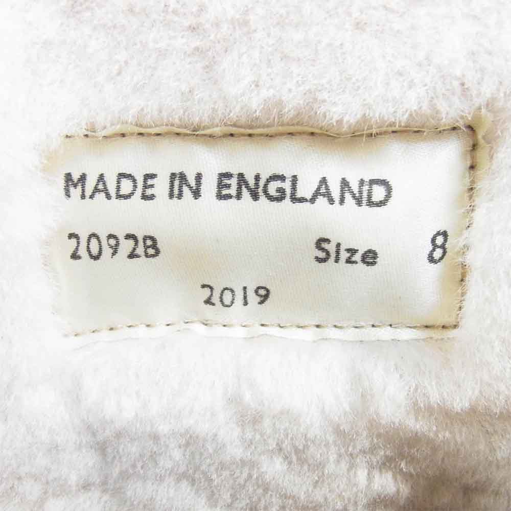 ウノピゥウノウグァーレトレ ムートン ブーツ イギリス製 ブラック系 8【美品】【中古】