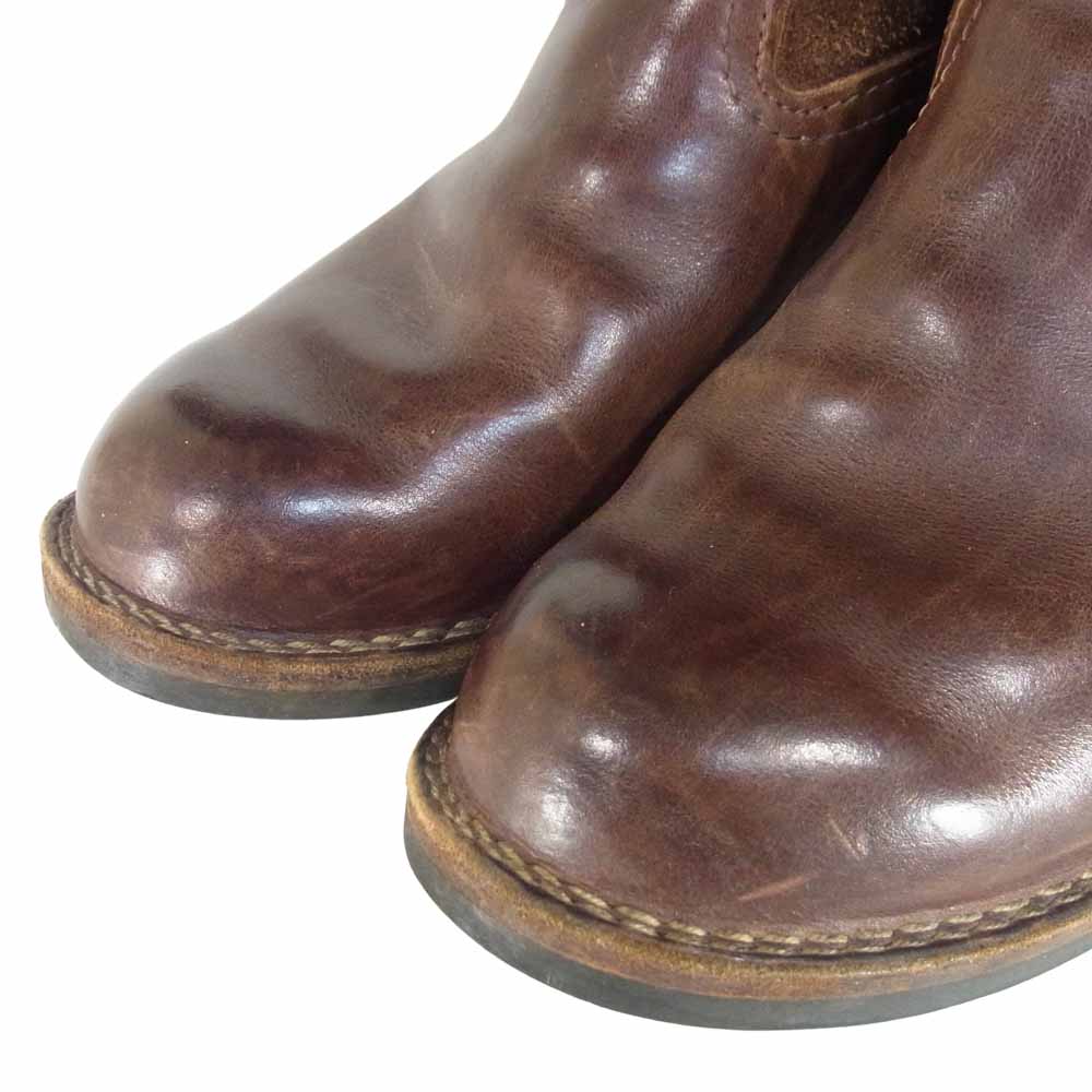 WESCO ウエスコ MORRISON モリソン ツートン ペコス ブーツ スエード レザー 0709 ダークブラウン系 8.5E【中古】