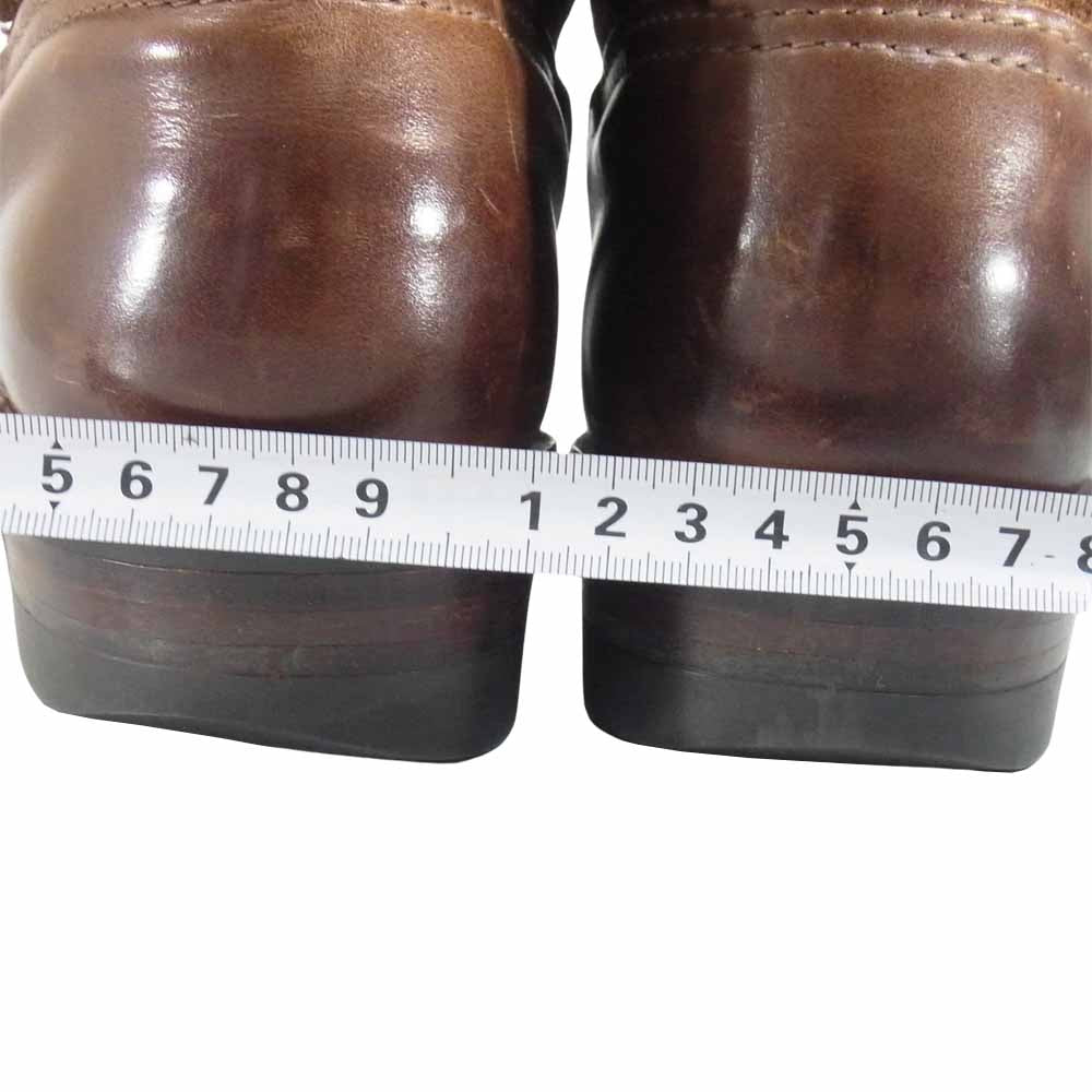 WESCO ウエスコ MORRISON モリソン ツートン ペコス ブーツ スエード レザー 0709 ダークブラウン系 8.5E【中古】