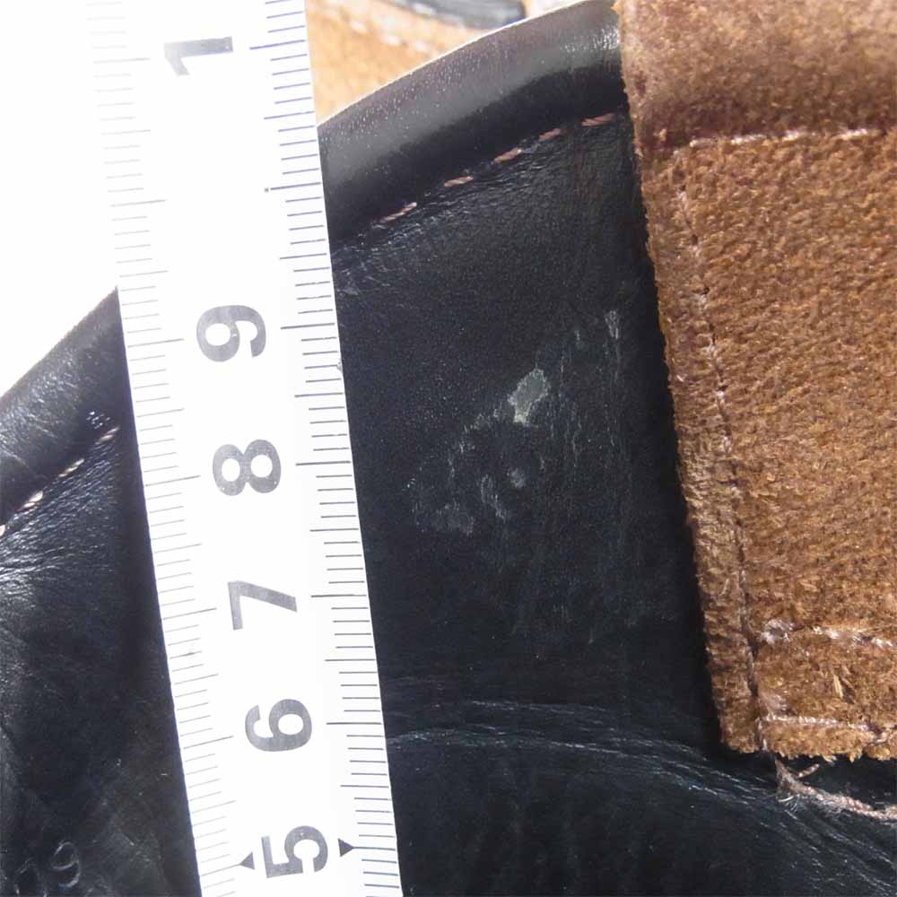 WESCO ウエスコ MORRISON モリソン ツートン ペコス ブーツ スエード レザー 0709 ダークブラウン系 8.5E【中古】