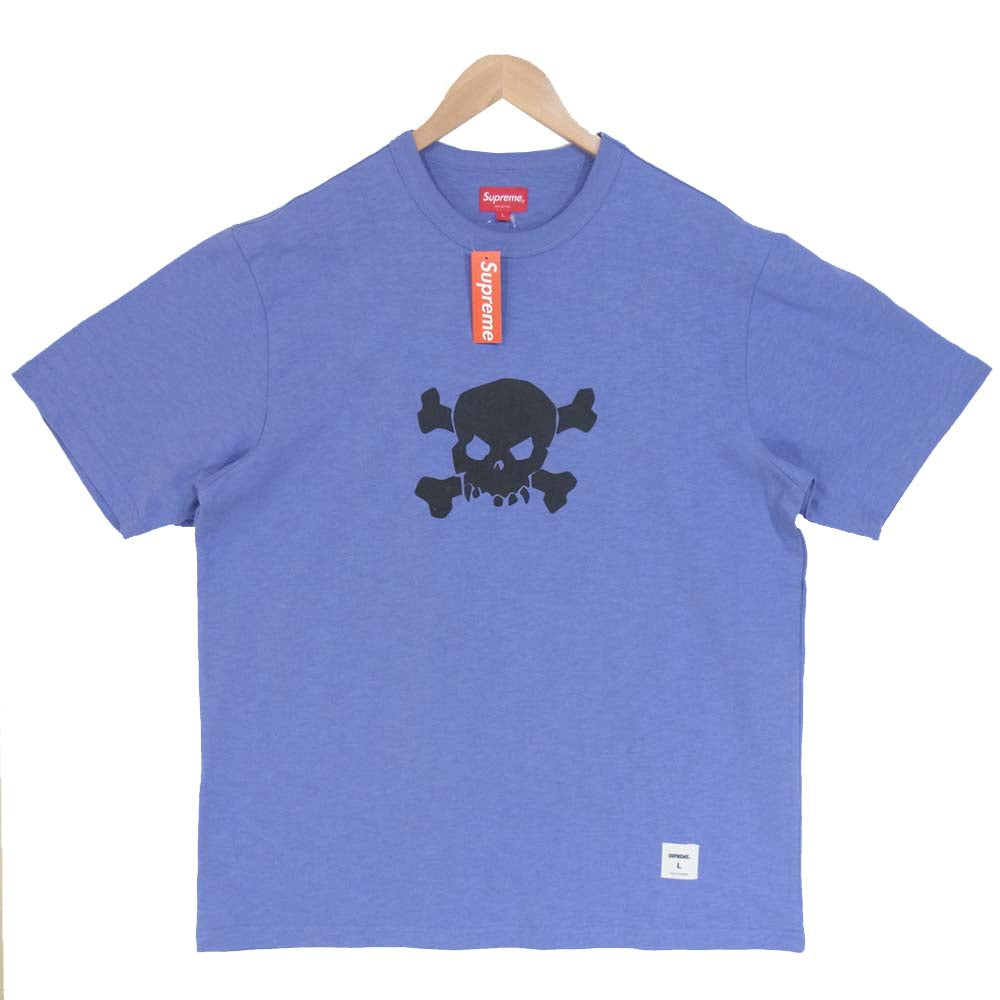 Supreme シュプリーム 21SS Skull S/S Top スカル プリント Tシャツ PalePurple L【新古品】【未使用】【中古】