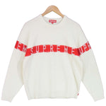 Supreme シュプリーム 21SS Inside Out Logo Sweater インサイド アウト ロゴ セーター ホワイト系 S【極上美品】【中古】