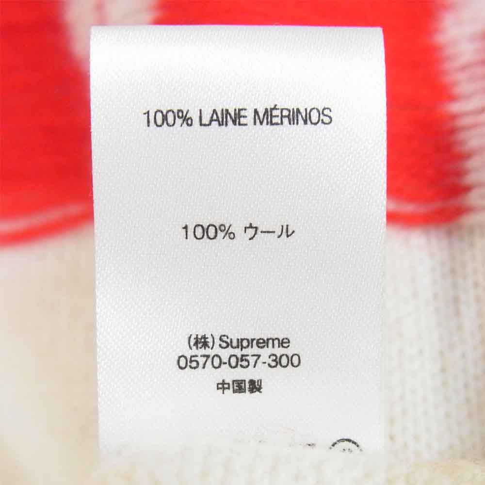 Supreme シュプリーム 21SS Inside Out Logo Sweater インサイド アウト ロゴ セーター ホワイト系 S【極上美品】【中古】