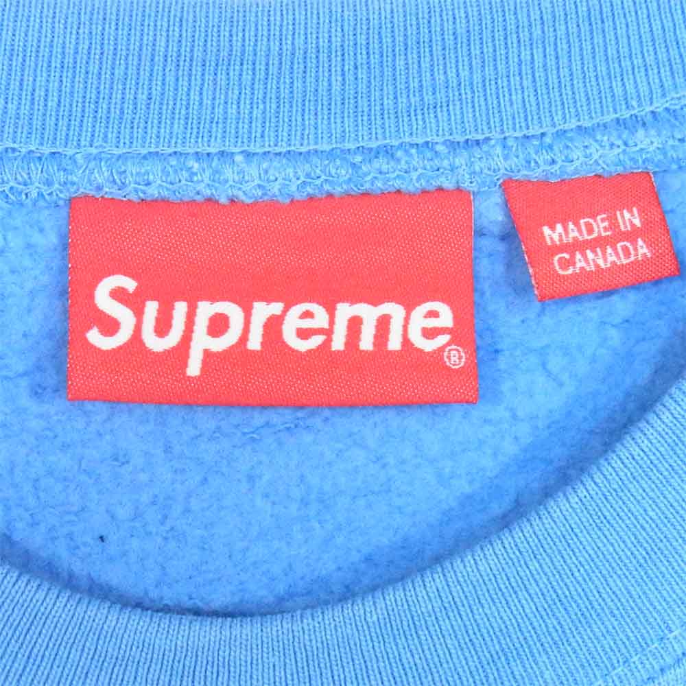 Supreme シュプリーム 21SS Gonz Logo Crewneck ゴンズ ロゴ クルーネック スウェット ライトブルー系 S【新古品】【未使用】【中古】