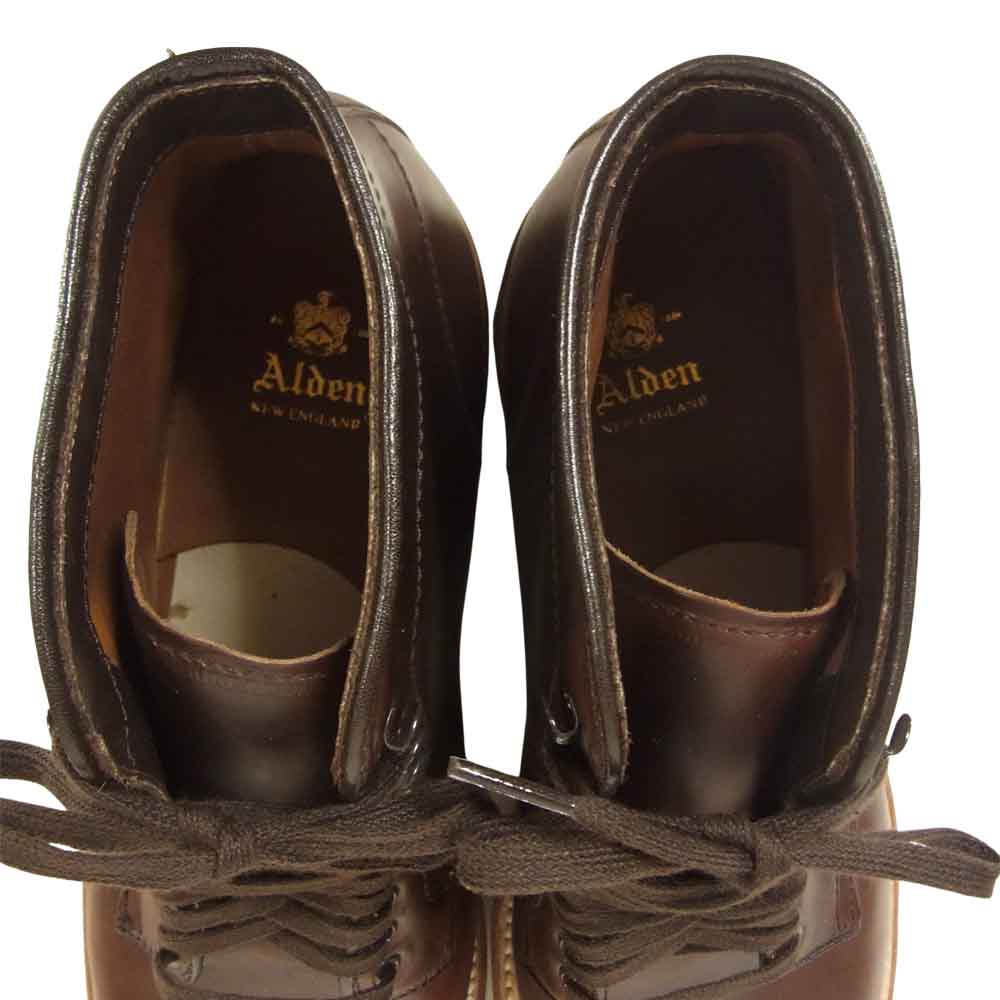 ALDEN オールデン 45960 Chromexcel Service Boots クロムセクセル サービス ブーツ ブラウン系 9D【新古品】【未使用】【中古】
