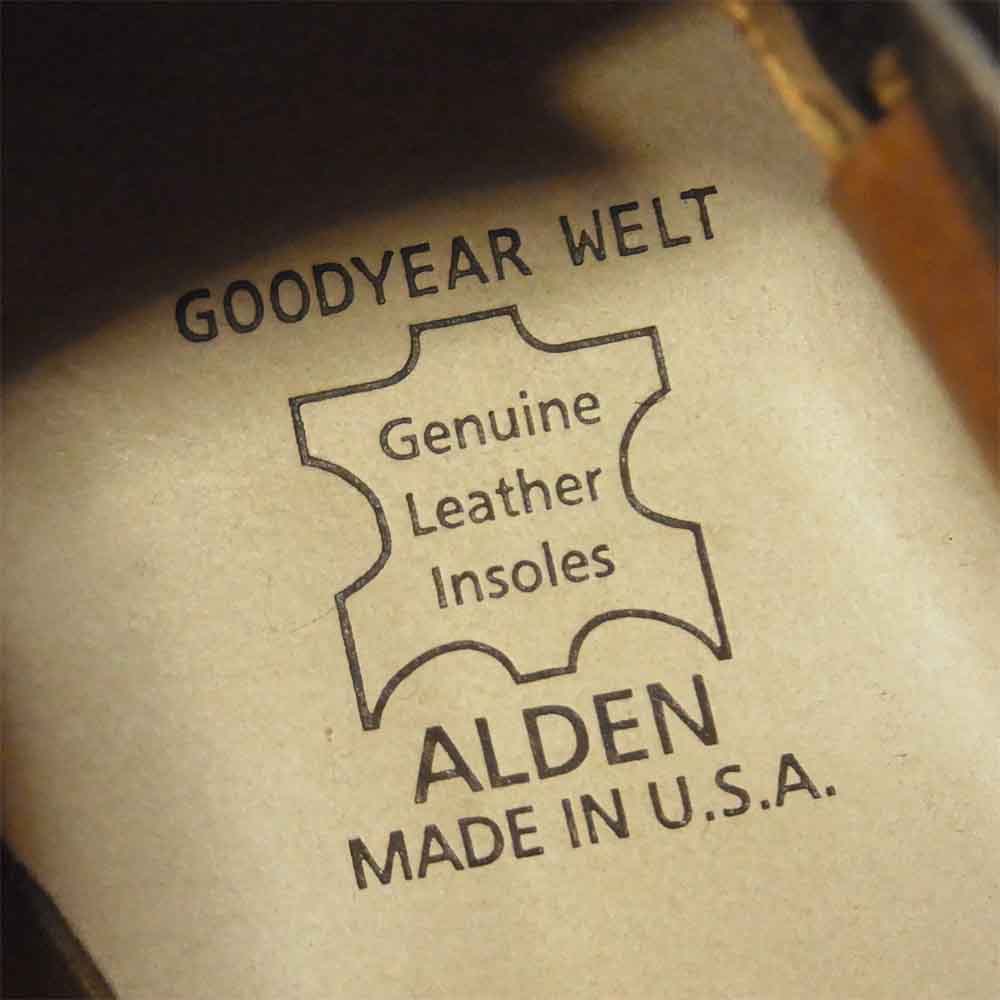 ALDEN オールデン 45960 Chromexcel Service Boots クロムセクセル サービス ブーツ ブラウン系 9D【新古品】【未使用】【中古】