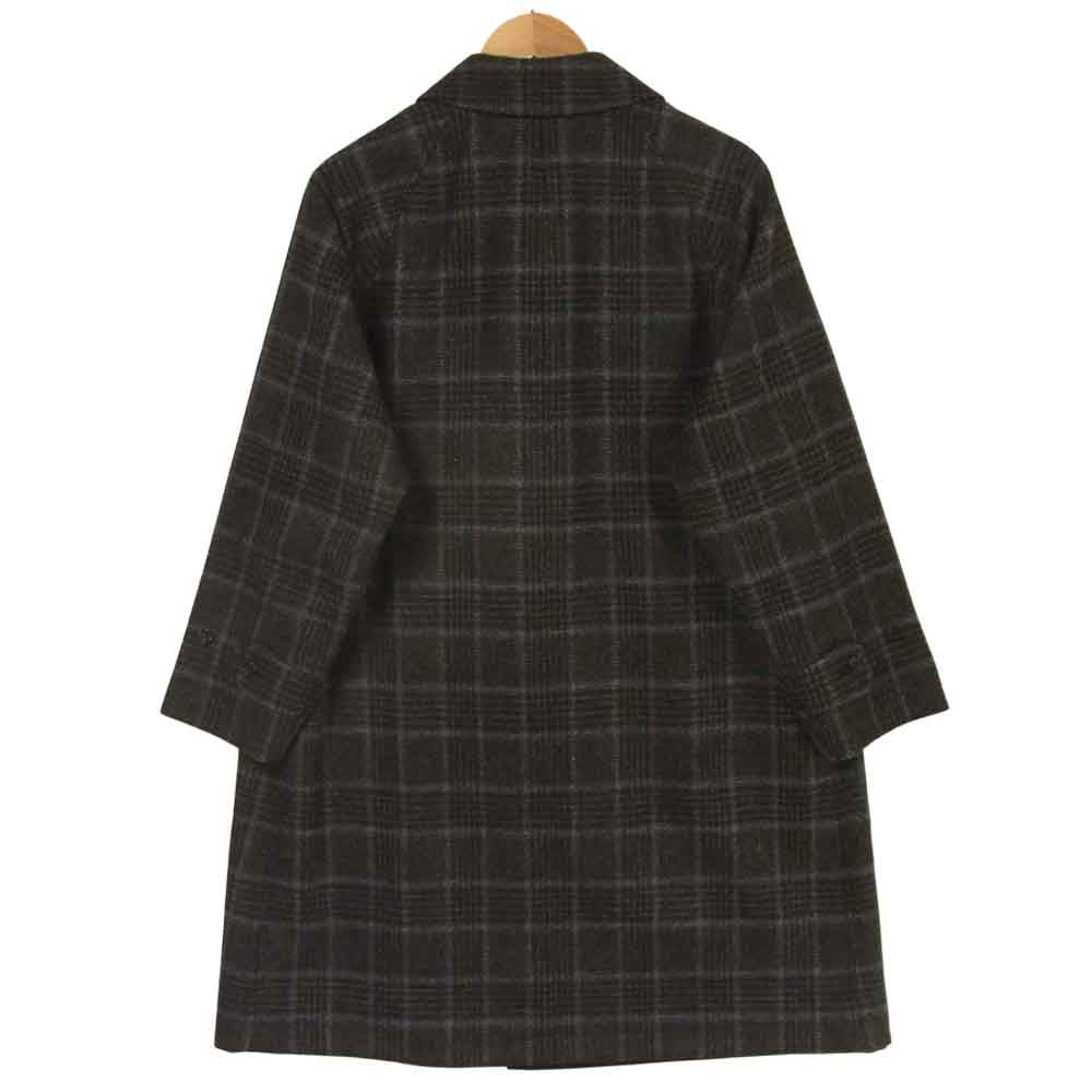アナトミカ 20AW 530-552-02 SINGLE RAGLAN II シングル ラグラン コート リバーシブル グレー系 ブラック系 38【美品】【中古】
