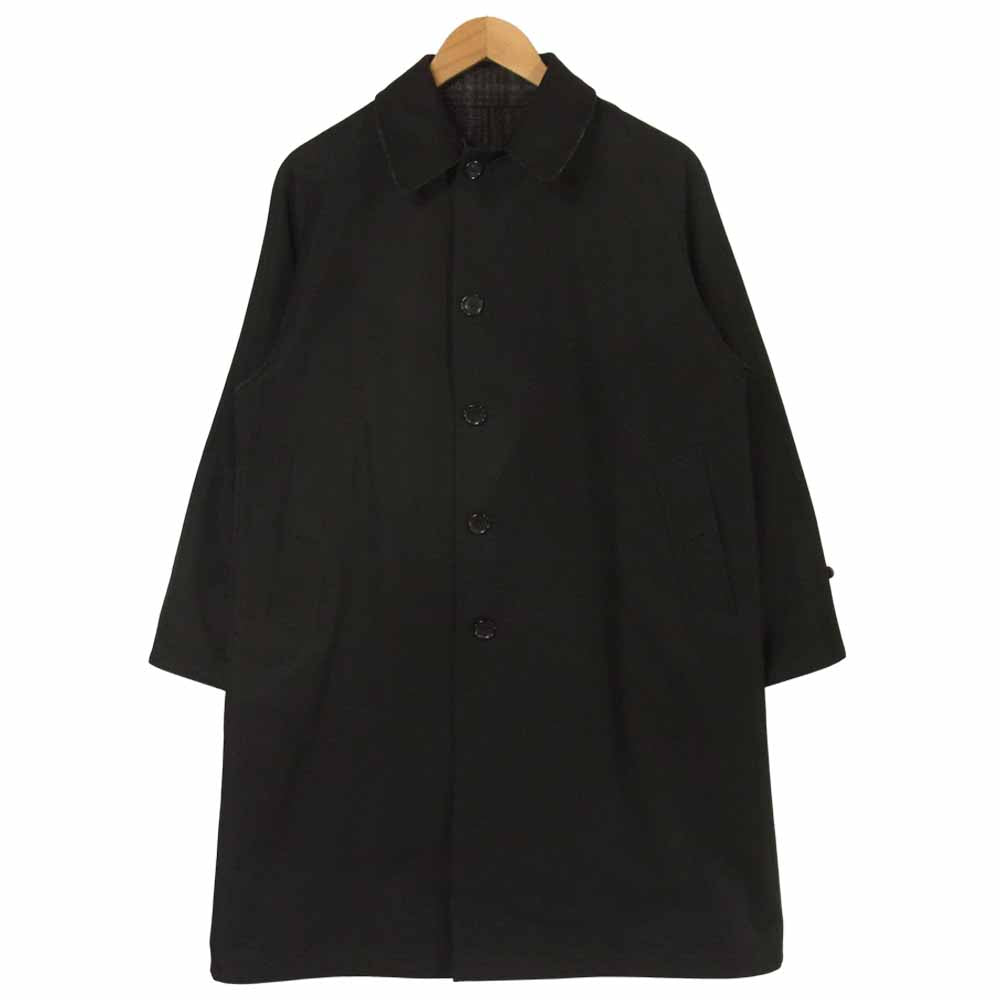 アナトミカ 20AW 530-552-02 SINGLE RAGLAN II シングル ラグラン コート リバーシブル グレー系 ブラック系 38【美品】【中古】